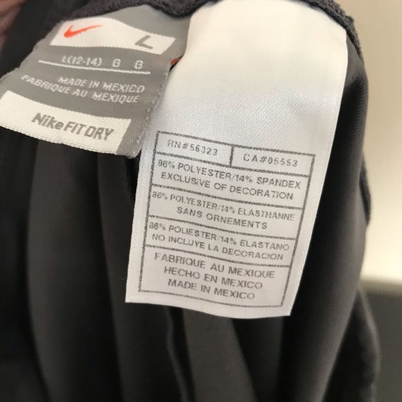 Nike Dri-Fit Cropped Grey Workout Leggings - Picture 6 of 9